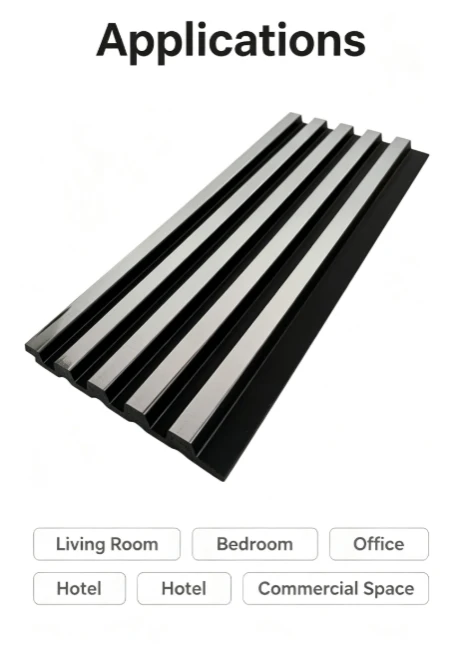 Metallic Fluted PS Wall Panel factory
