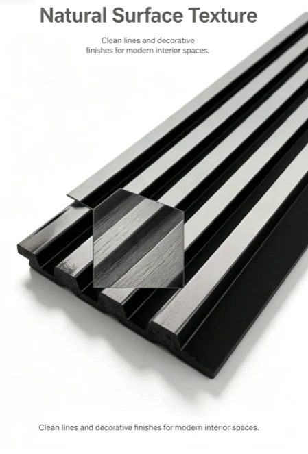 Metallic Fluted PS Wall Panel high quality